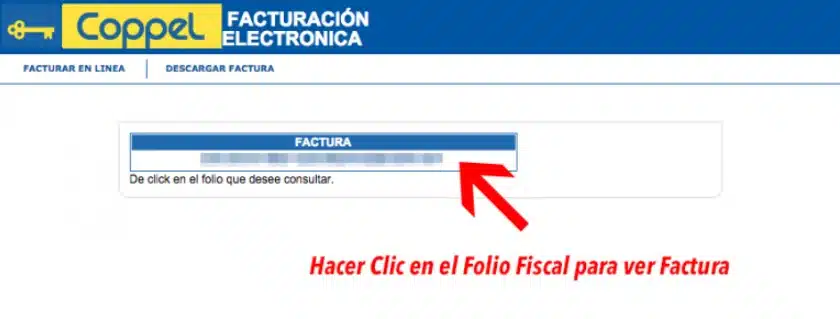 Facturacion Coppel Folio Fiscal