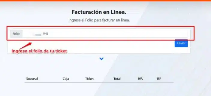 Facturacion La Gran Bodega Datos del Ticket