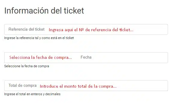 Facturacion SEMAR Datos del Ticket