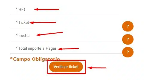 Facturar a Charly Datos del ticket