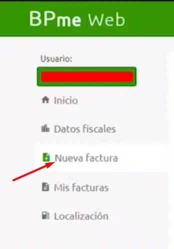 Facturacion BP Nueva Factura